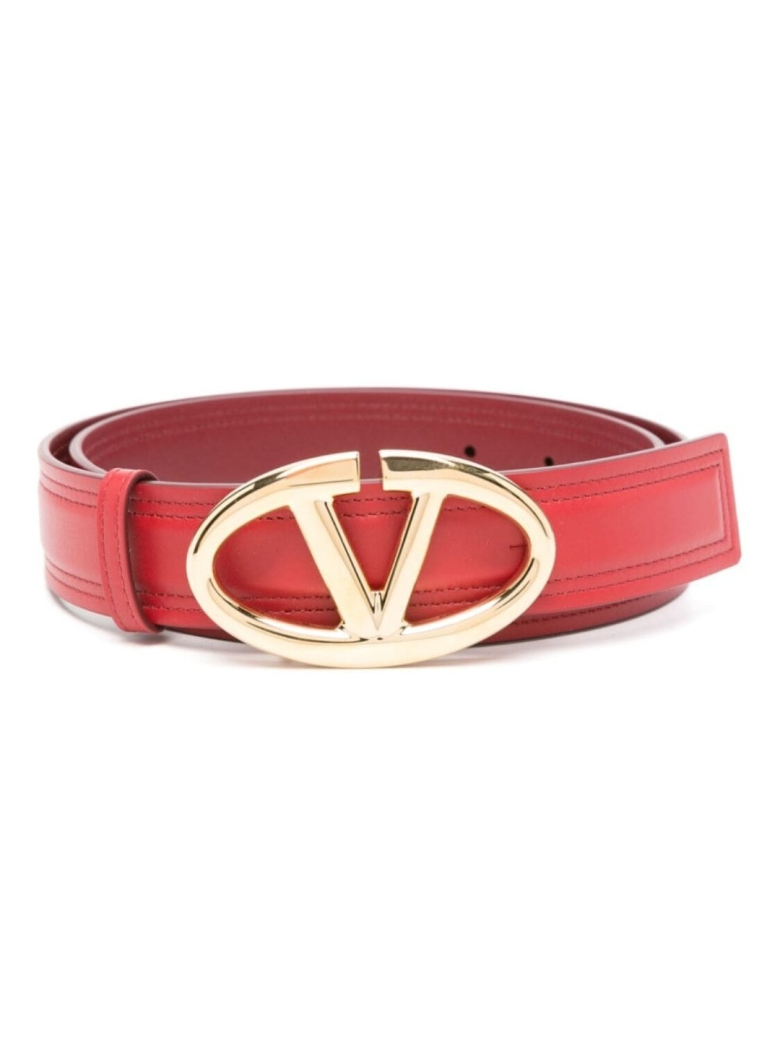

Valentino Garavani ремень с пряжкой VLogo Signature, красный