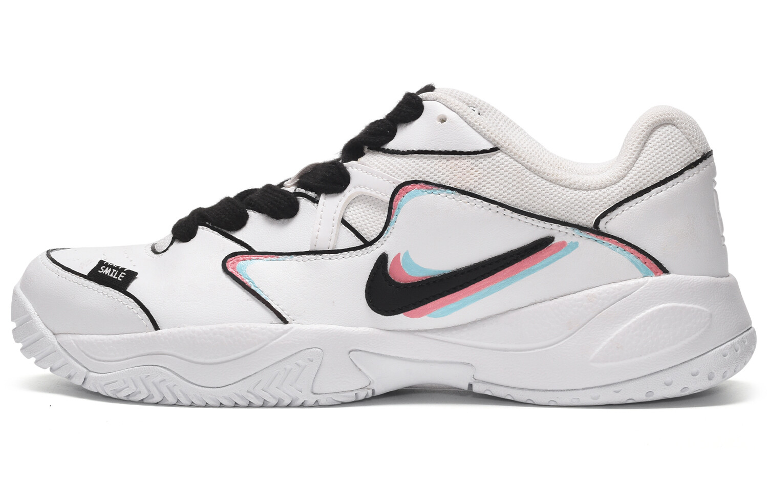 

Кроссовки Court Lite 2 Chunky для мужчин с низким верхом, белый/черный/розовый/синий Nike