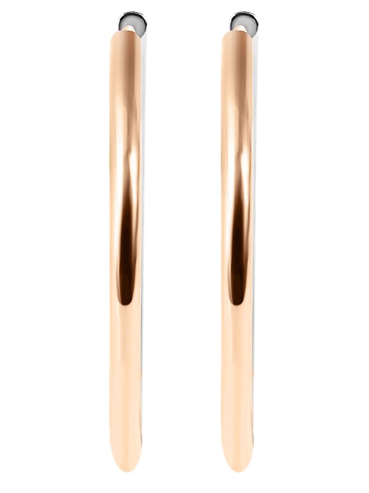 

Adeliás Женские серьги - серьги-кольца из нержавеющей стали в золотом исполнении