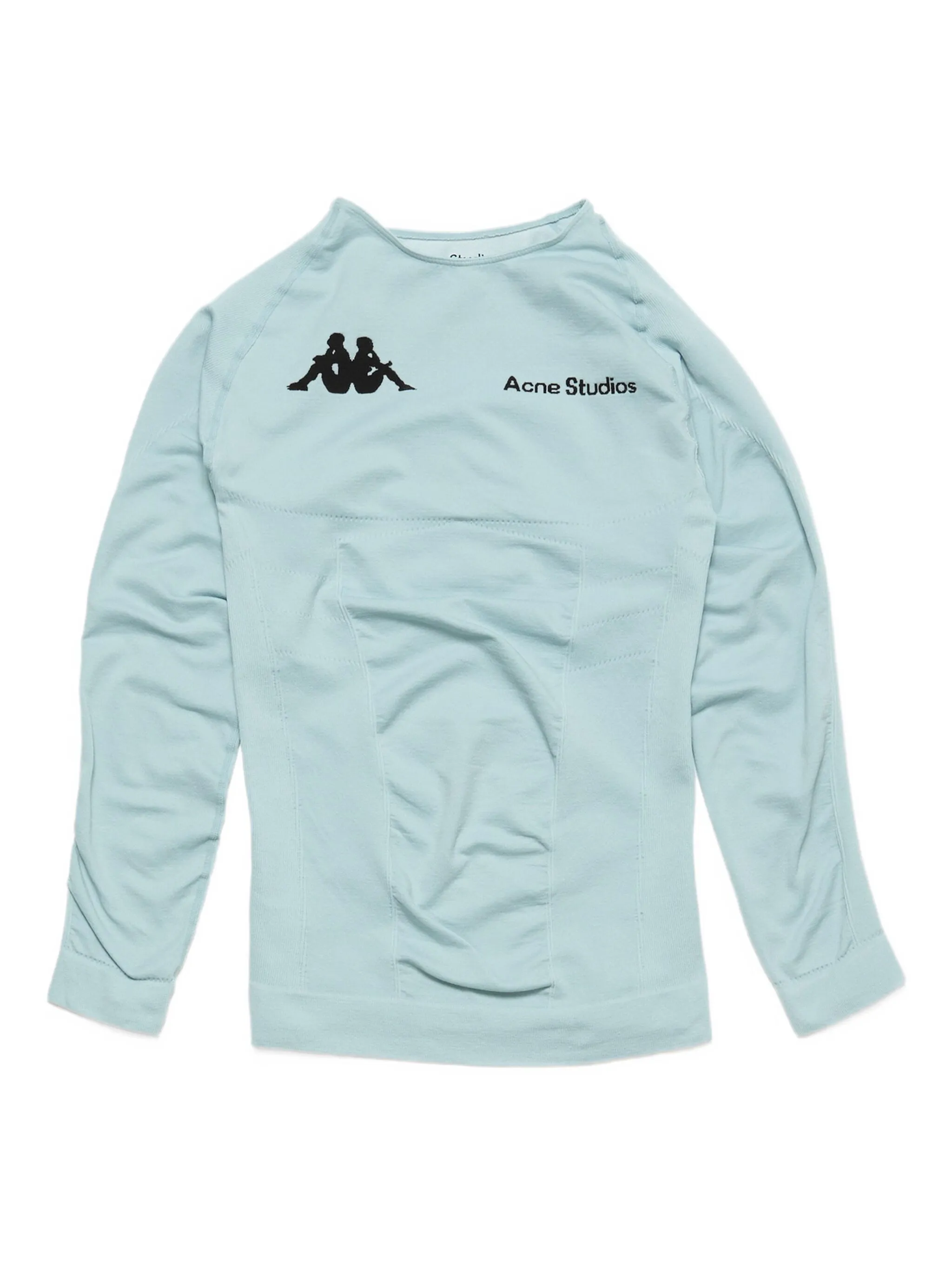 

Футболка с логотипом из коллаборации с Kappa Acne Studios, синий