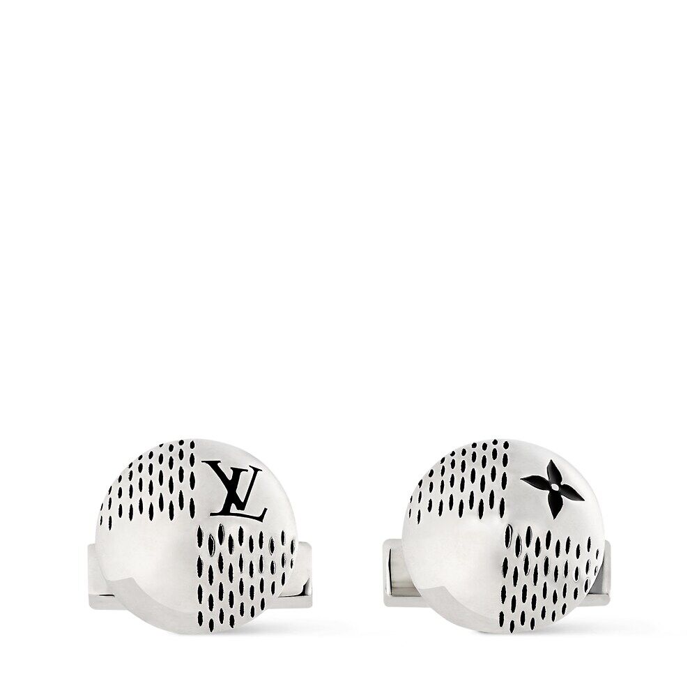 

Запонки LV Suit Louis Vuitton, серебряный