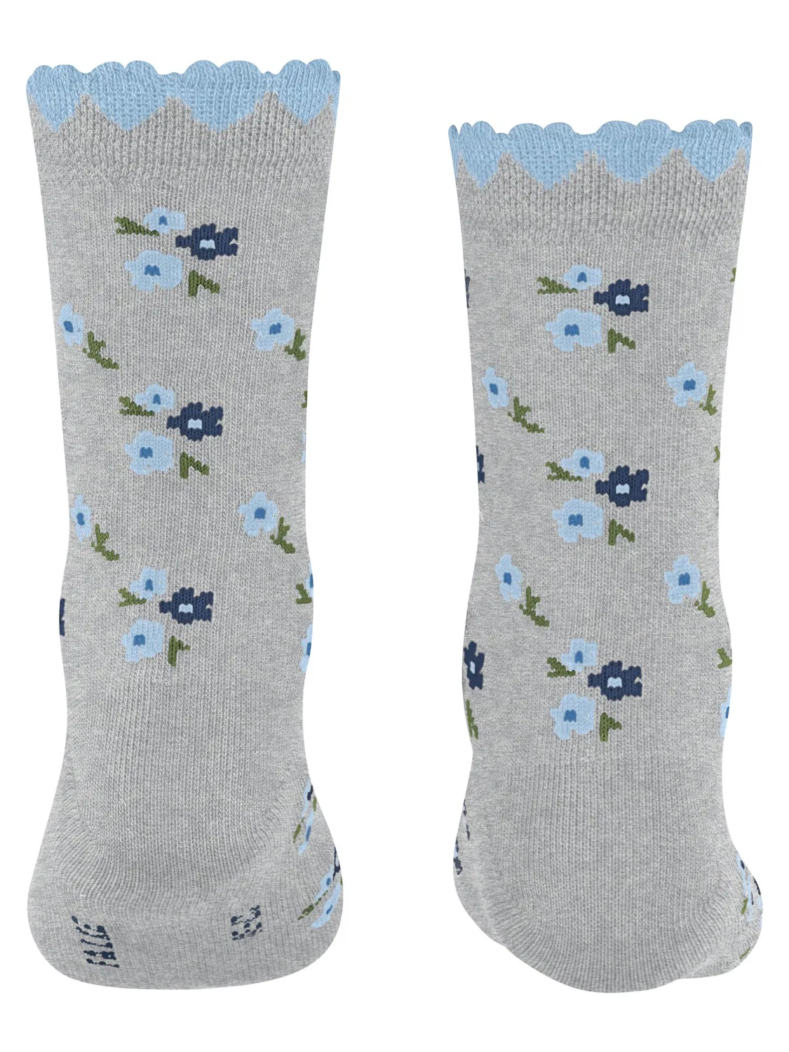 Носки Falke Ditsy Flowers серого цвета — фото 4