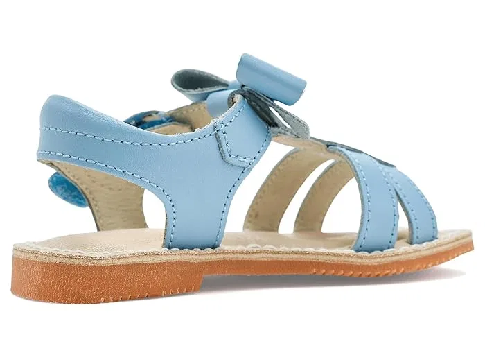 Сандалии с бантом Janie L'Amour Shoes Kids, Neutral White — фото 4