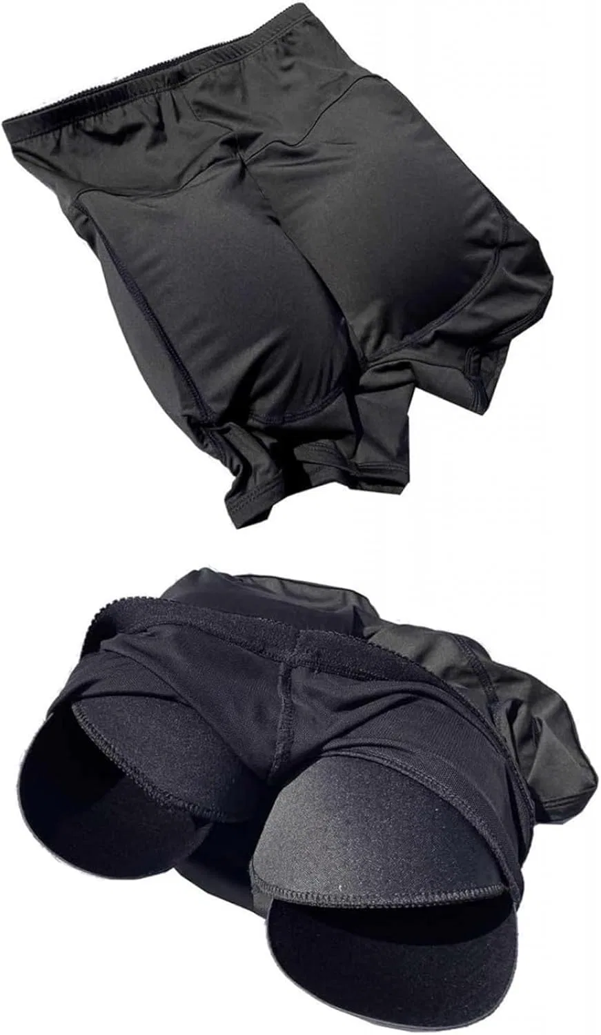 Боксеры с накладками для ягодиц, Черный — фото 3