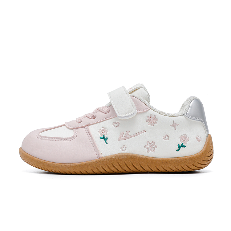 

Детские скейтерские кроссовки low top из искусственной кожи WARRIOR, бежевый розовый
