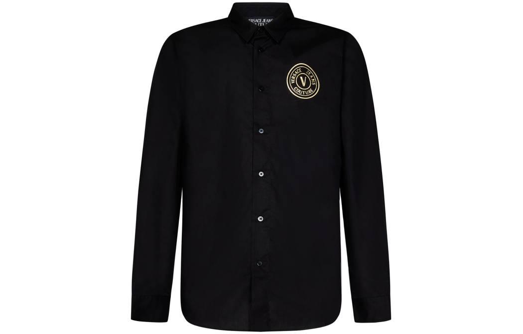 VERSACE Рубашка Jeans Couture Embroidered logo Shirt — фото 3
