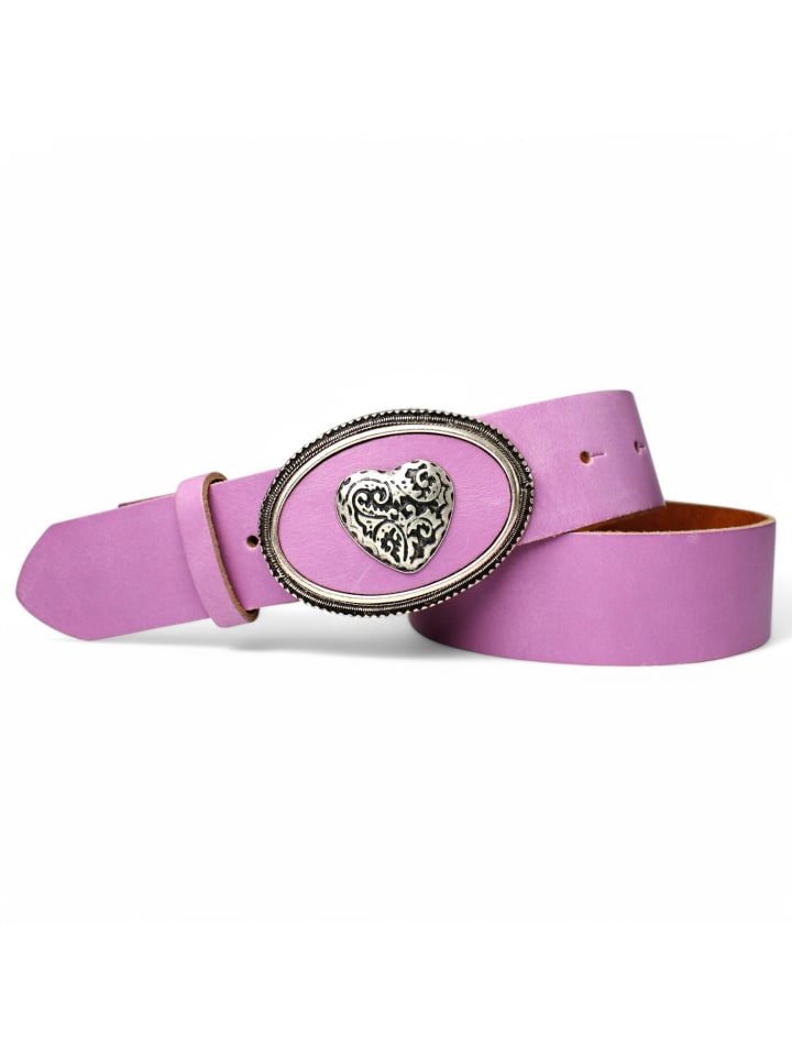 

FRONHOFER Традиционный женский пояс с сердечком лавандового цвета