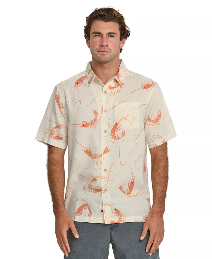 

Quiksilver Мужская рубашка Jumbo Woven Quiksilver Waterman, белый