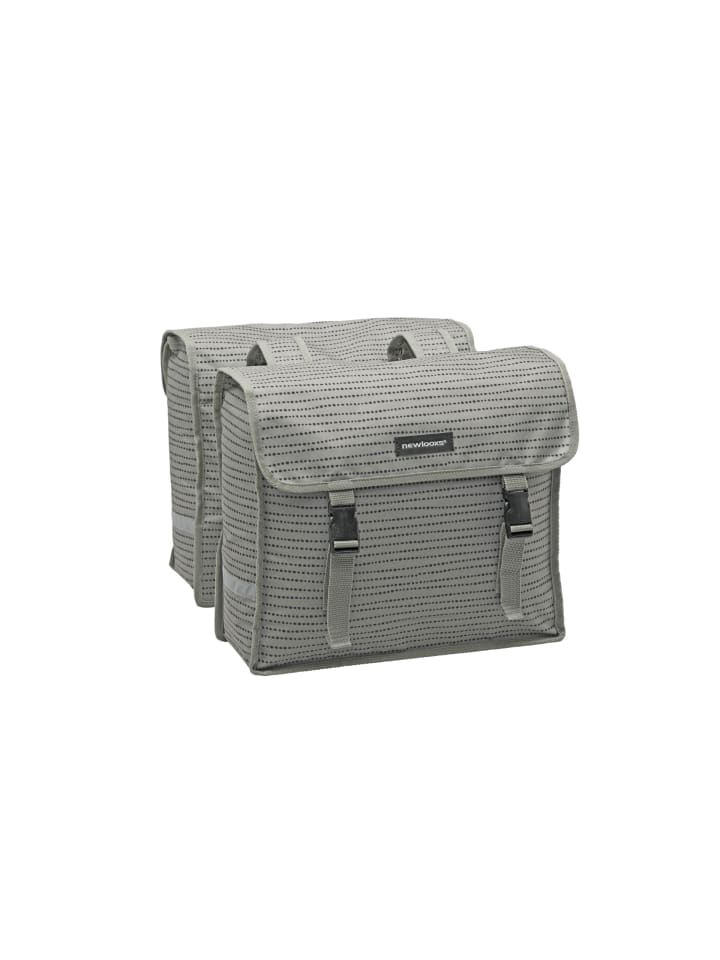 

New Looxs Велосипедная сумка Fiori Double Nomi, двойная, серого цвета