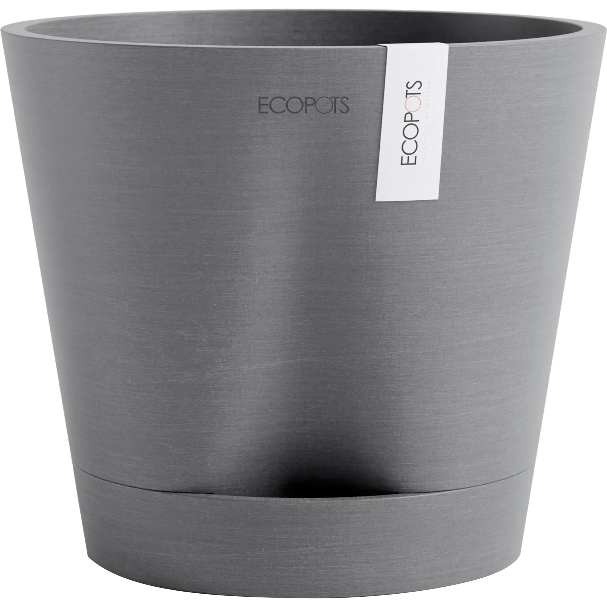 

Цветочный горшок ECOPOTS «Венеция 2 20 Серый», для внутреннего использования