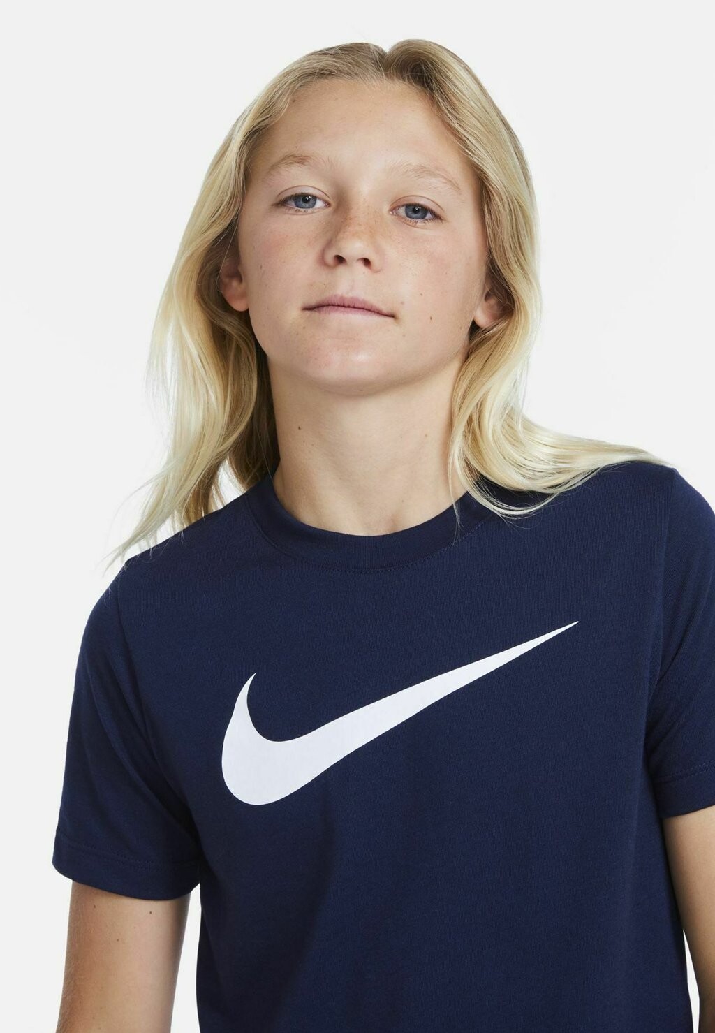 Спортивная футболка PIŁKARSKI DLA DUŻYCH DZIECI DRI FIT PARK Nike, темно-синий — фото 3