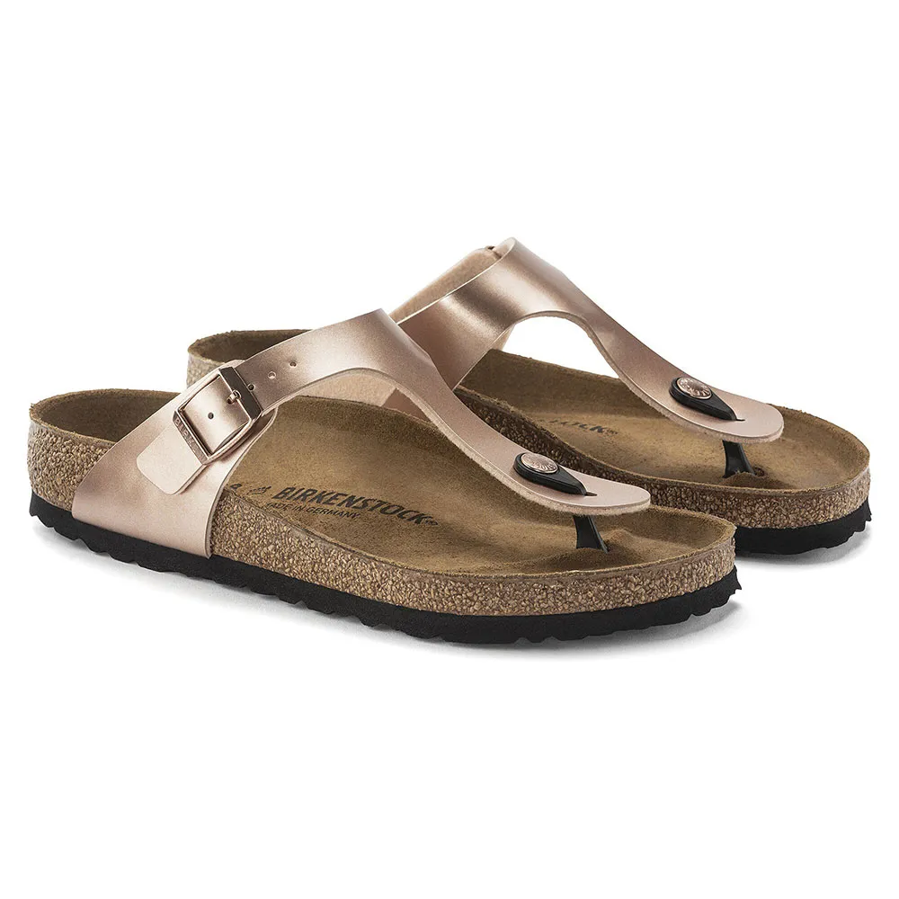 Сандалии Birkenstock Gizeh Birko-Flor, золотой — фото 4
