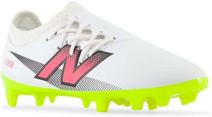 Детские кроссовки New Balance Furon Dispatch FG V7 (унисекс), белый/черный — фото 4