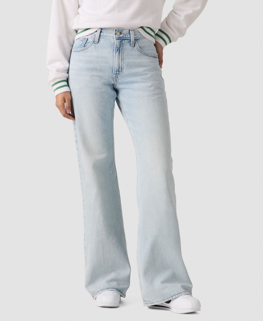 

Женские джинсы средней посадки с расклешенными штанинами (Middy Loose Mid Rise Bootcut Jeans) Levi's, Abraided
