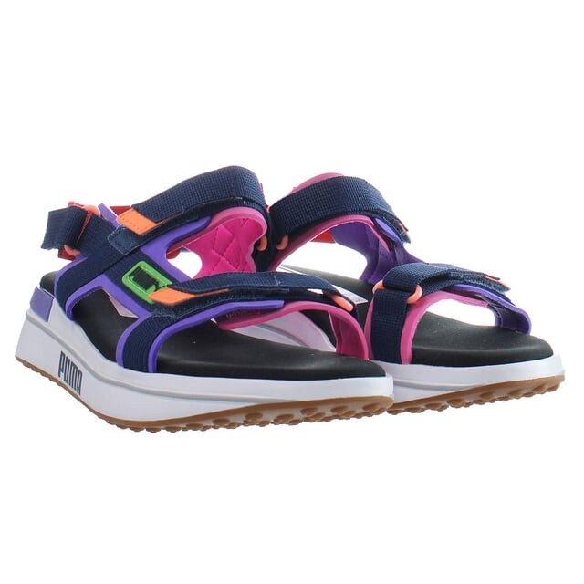 Игра будущего гонщика на разноцветных мужских сандалиях Puma, мультиколор — фото 2