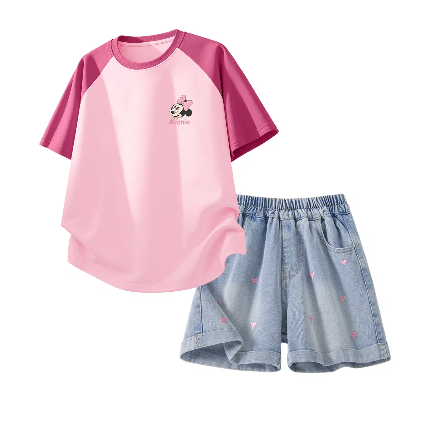 Спортивный костюм для детей Disney Dazzling K Berry Pink + Denim Blue