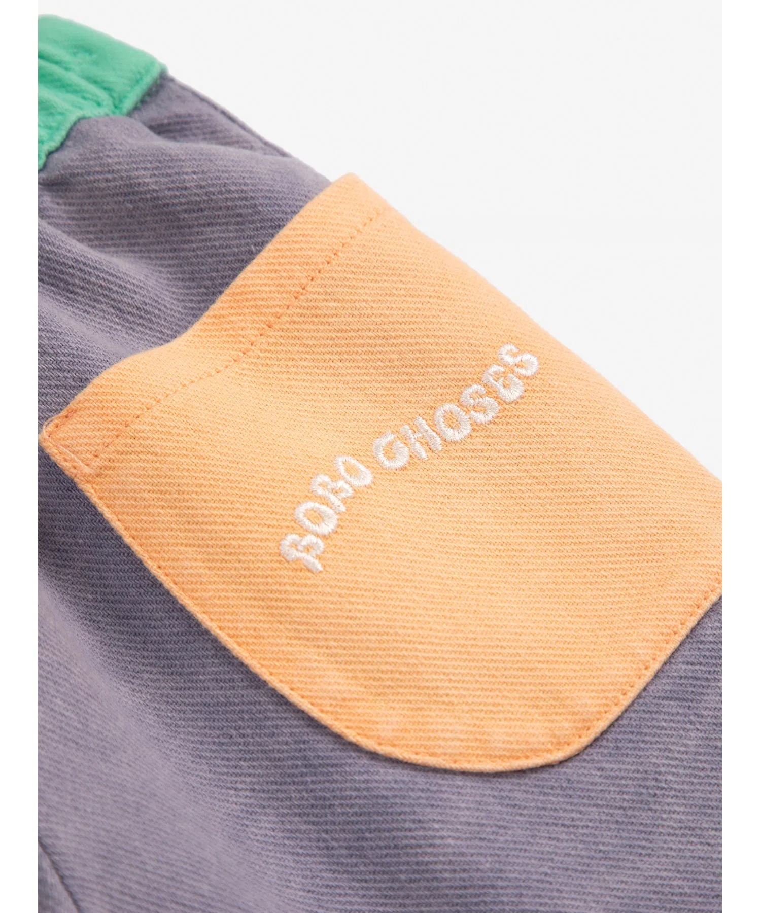 Детские брюки BOBO CHOSES Color block woven pants — фото 4
