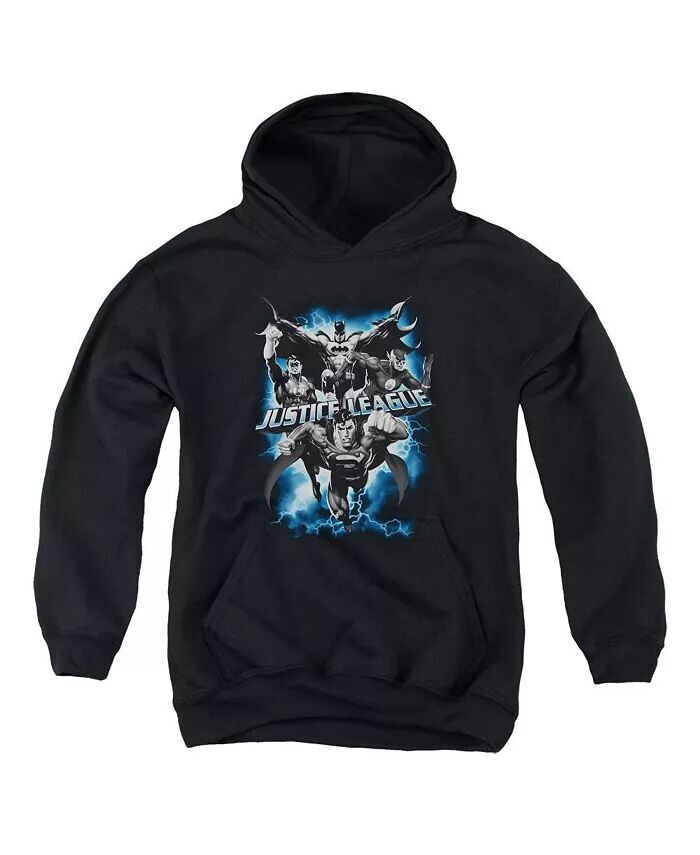 

Толстовка с капюшоном Boys of America Youth Justice Storm Justice League, черный