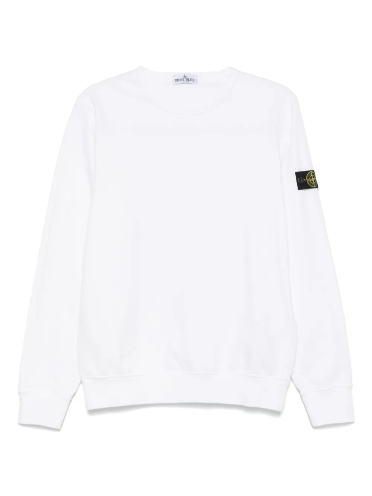 

Stone Island Junior толстовка с нашивкой Compass, белый