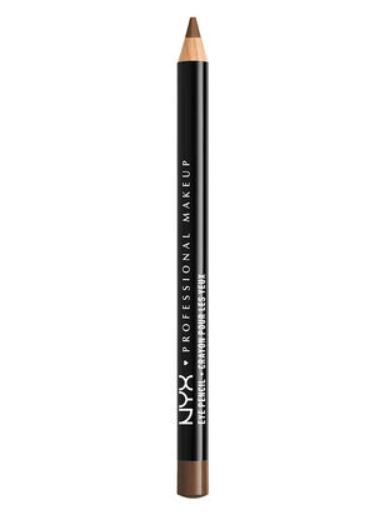 

Подводка для глаз slim eye pencil Nyx Professional Makeup, цвет medium brown, вес 1 гр.