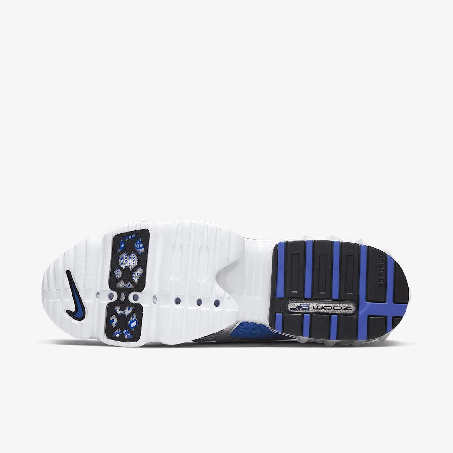 Кроссовки Nike Air Zoom Spiridon Cage 2, Metallic Silver Varsity Royal — фото 2