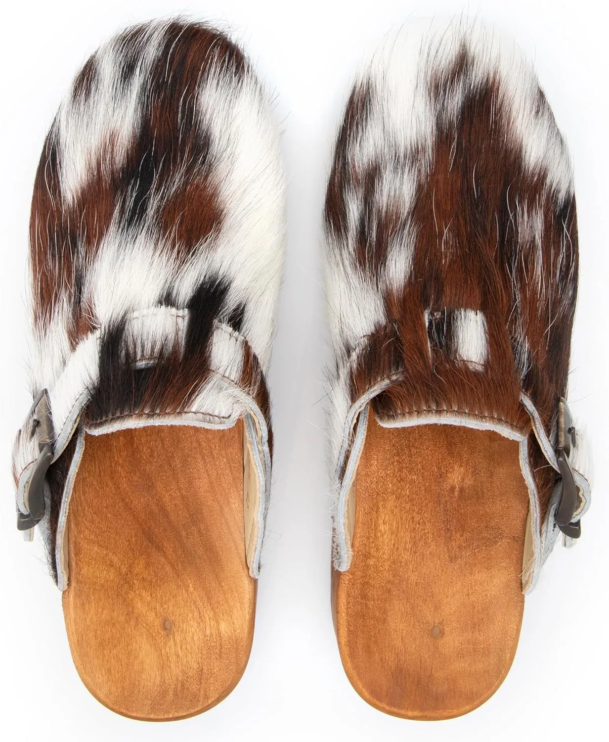 Мужские меховые сабо Woody Leon, Natural Fur — фото 4