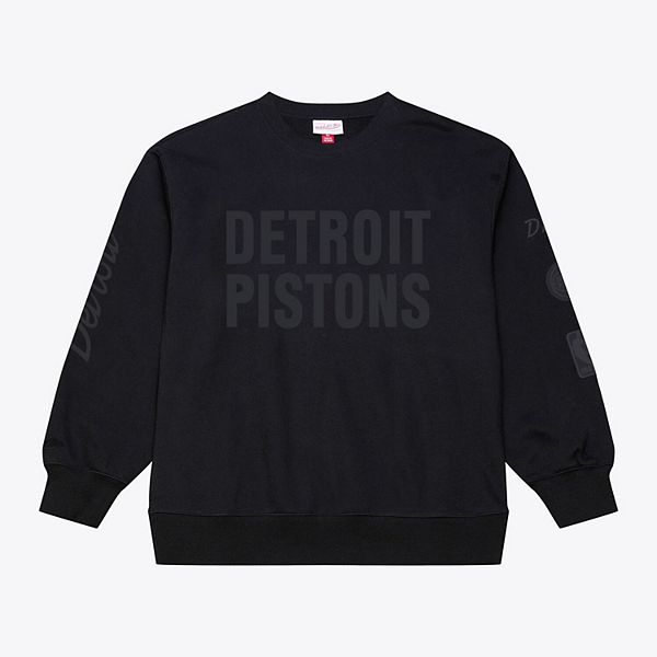 

Мужской черный свитшот detroit pistons phantom fleece Mitchell & Ness