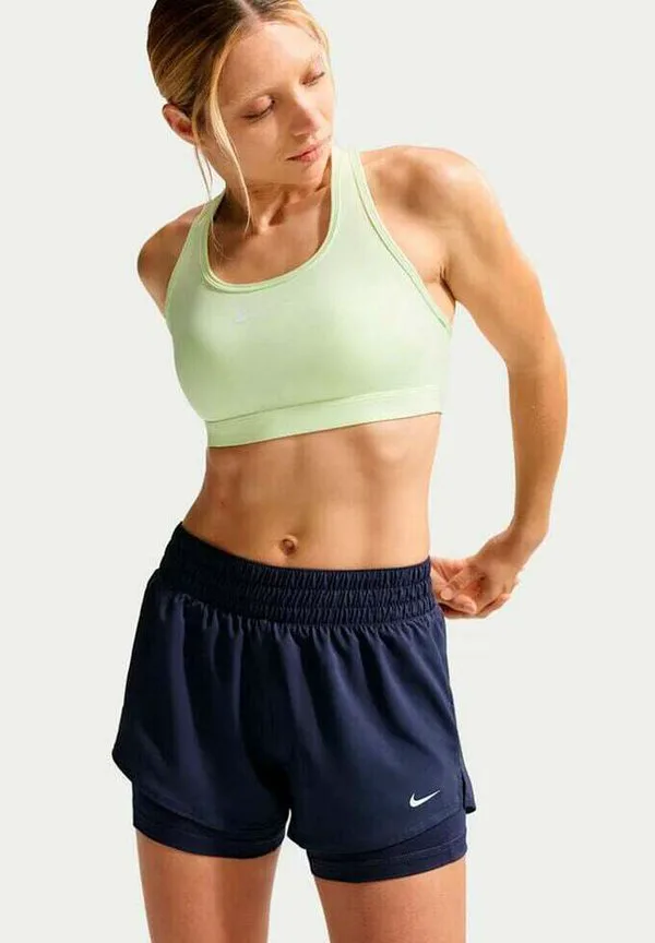 Спортивные шорты средней посадки 2 в 1 Nike Performance, Midnight Navy White