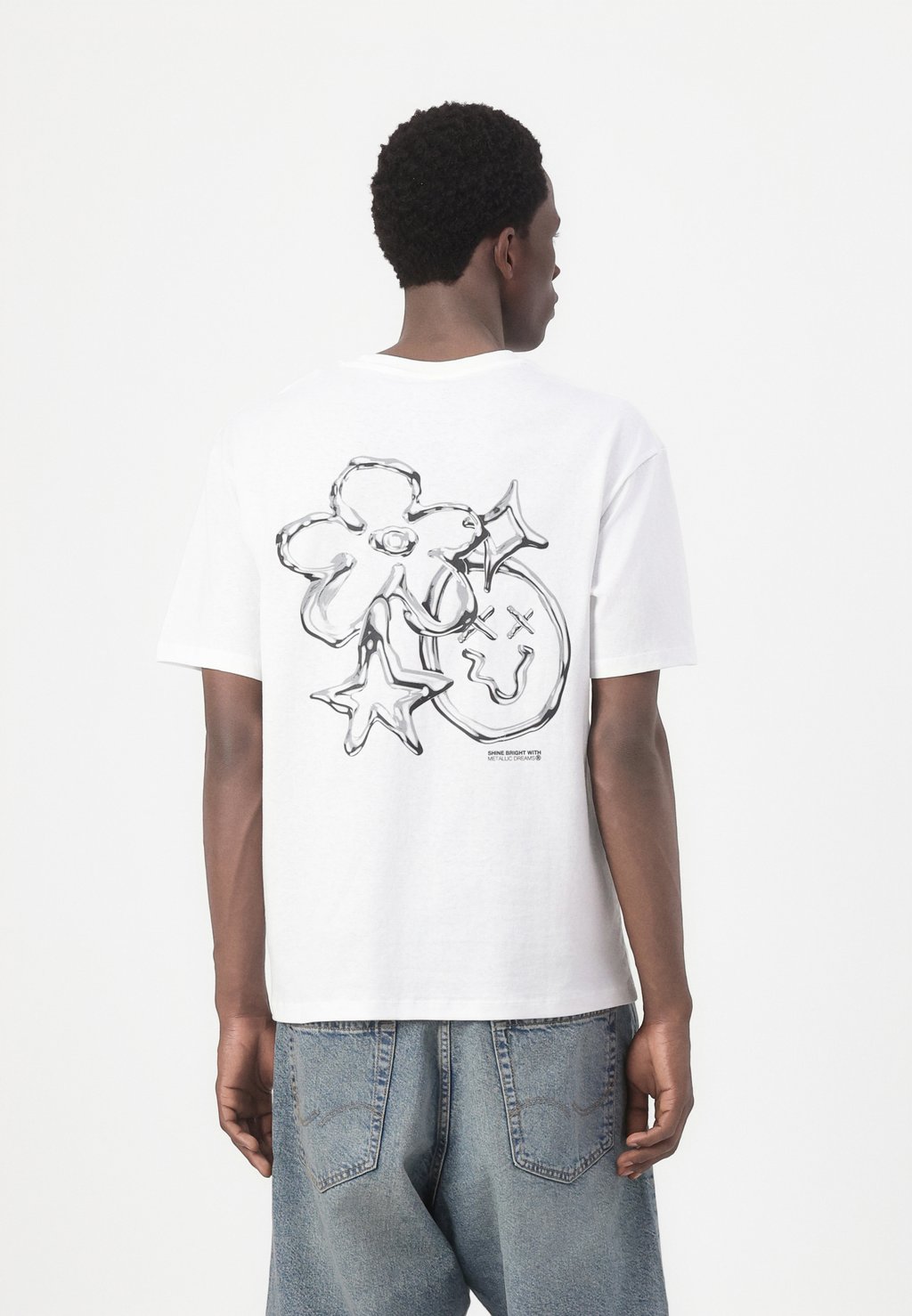 

Футболка с принтом JORDRE TEE CREW NECK Jack & Jones, белый