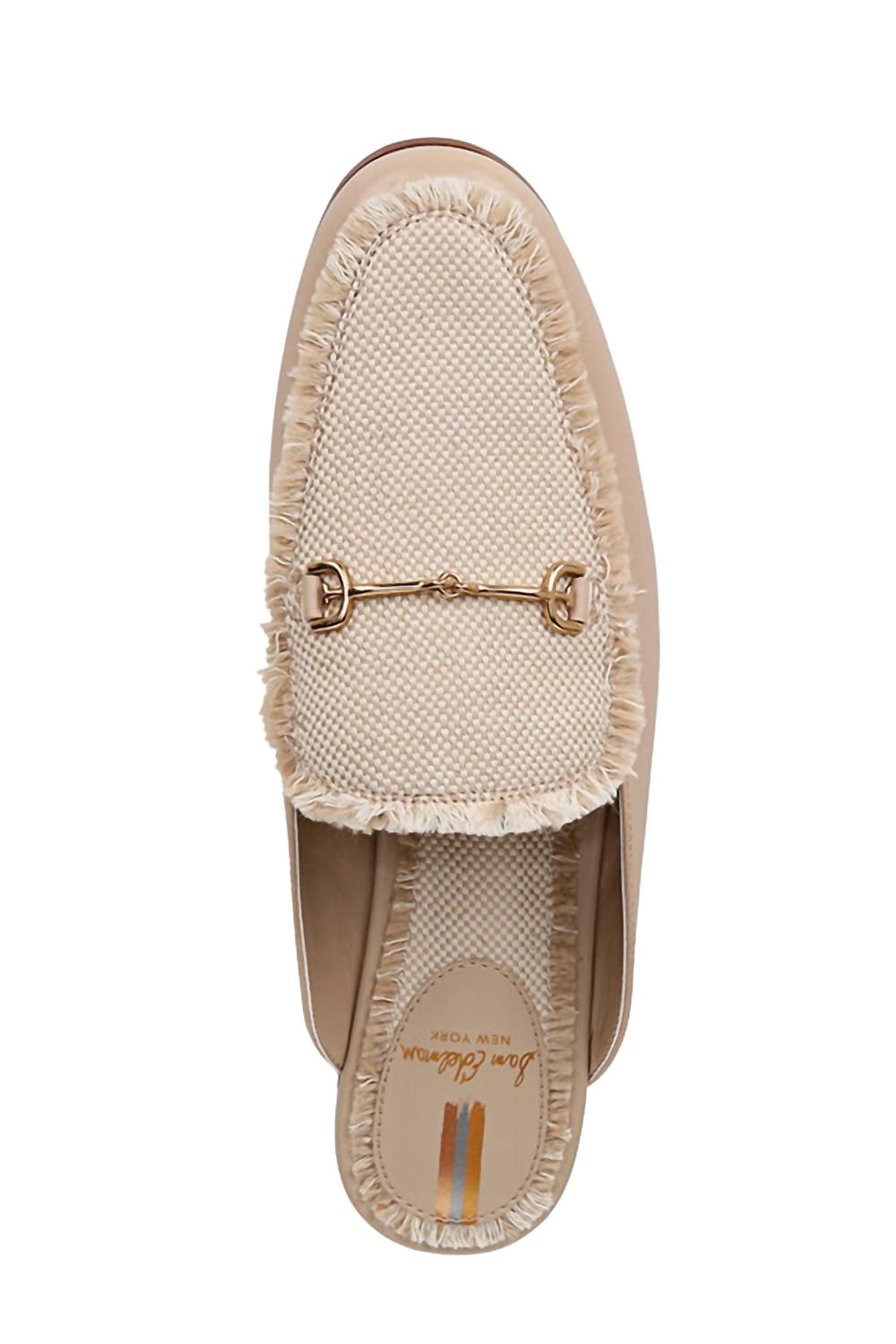 Женские мюли Linnie Fray Bit в цвете песочная ракушка Sam Edelman, Sandshell — фото 4