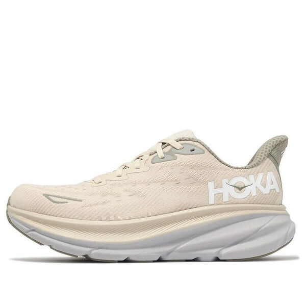 

Кроссовки clifton 9 2e wide 'oat milk' Hoka One One, бежевый