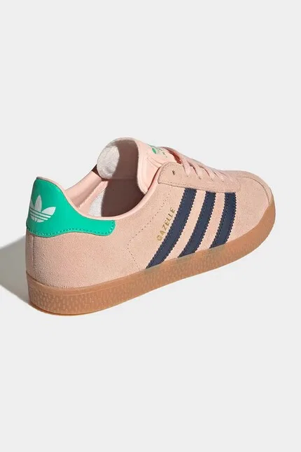 Кроссовки детские Gazelle Adidas Originals, розовый — фото 3