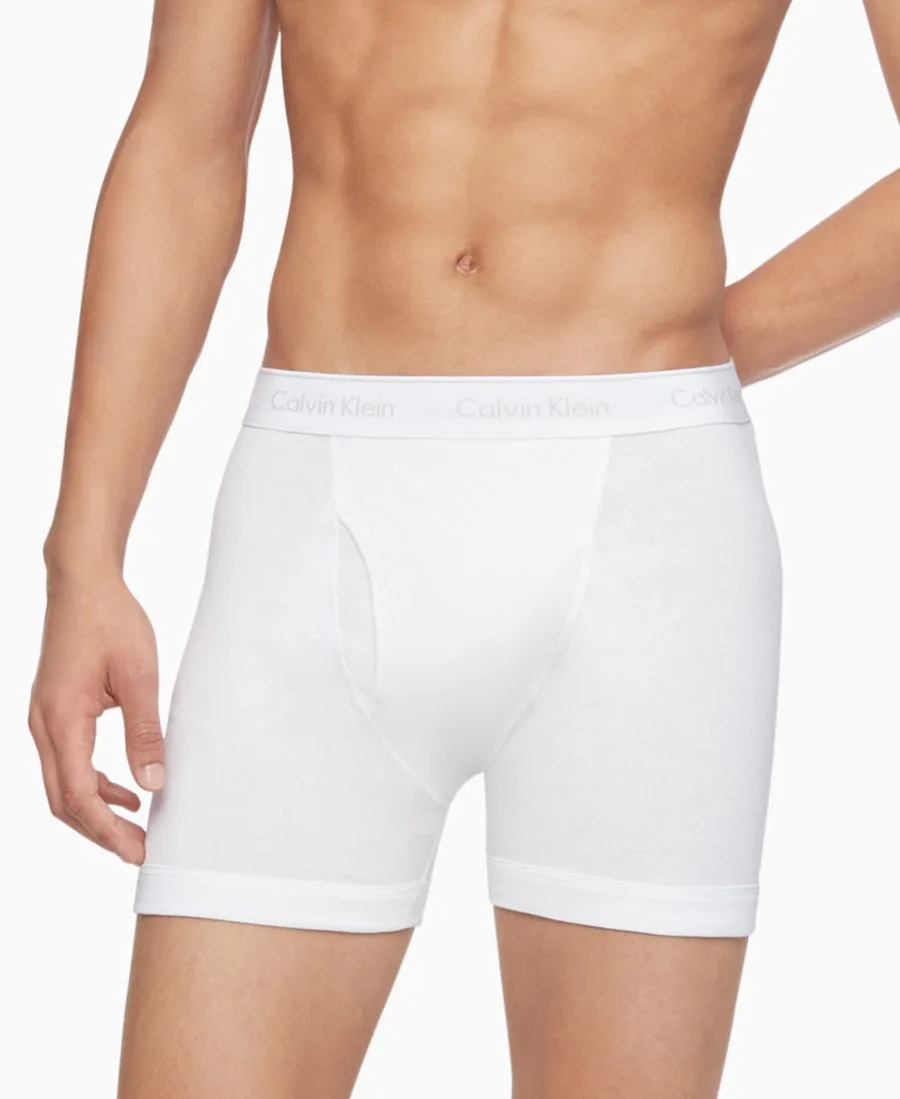 Calvin Klein Мужские боксеры из классического хлопка, комплект из 3 штук — фото 3