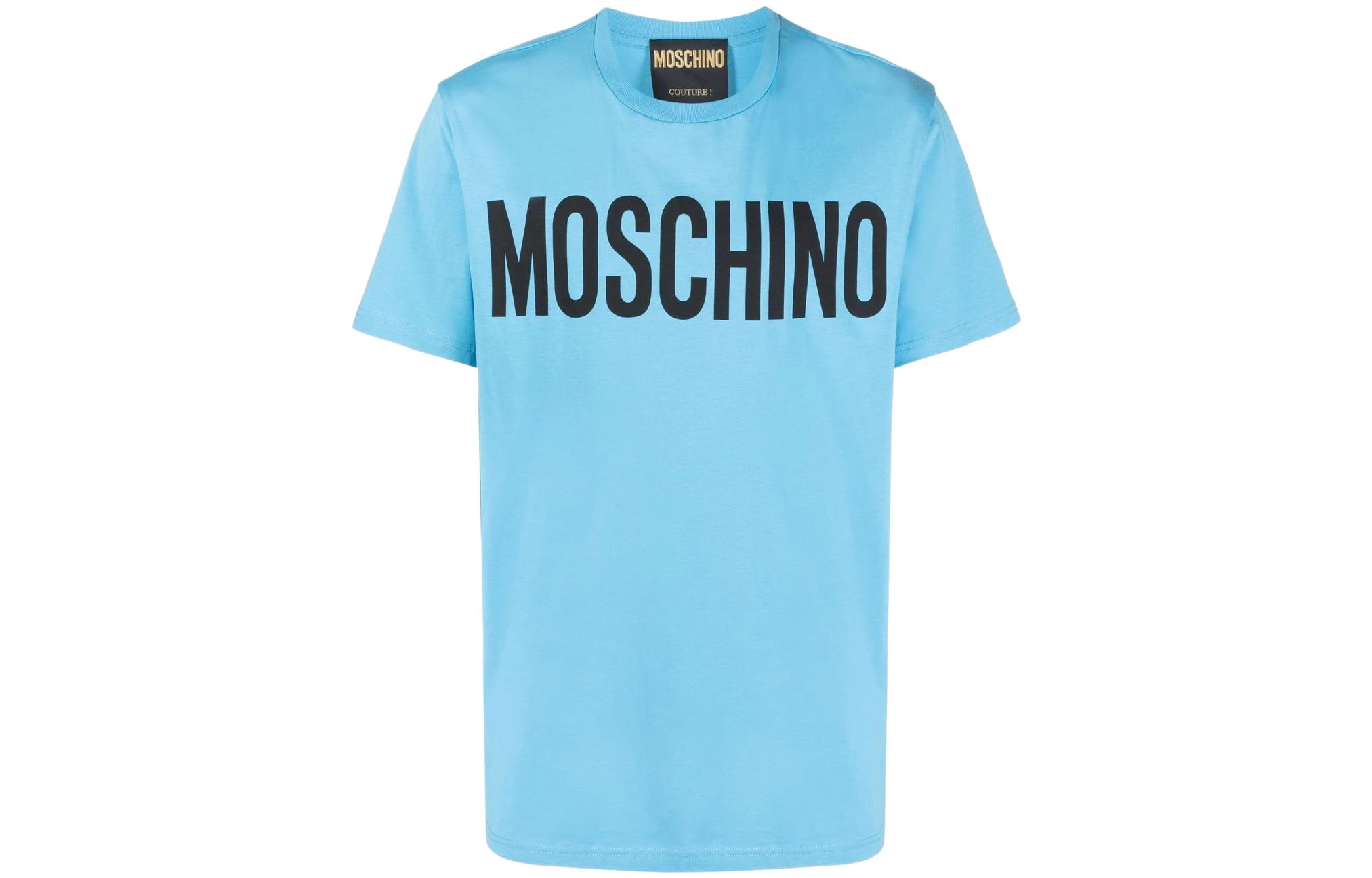 

MOSCHINO Футболка мужская, синий