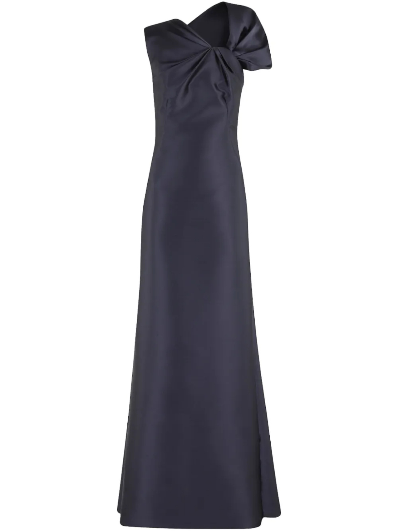 

Платье макси из микадо Alberta Ferretti, синий