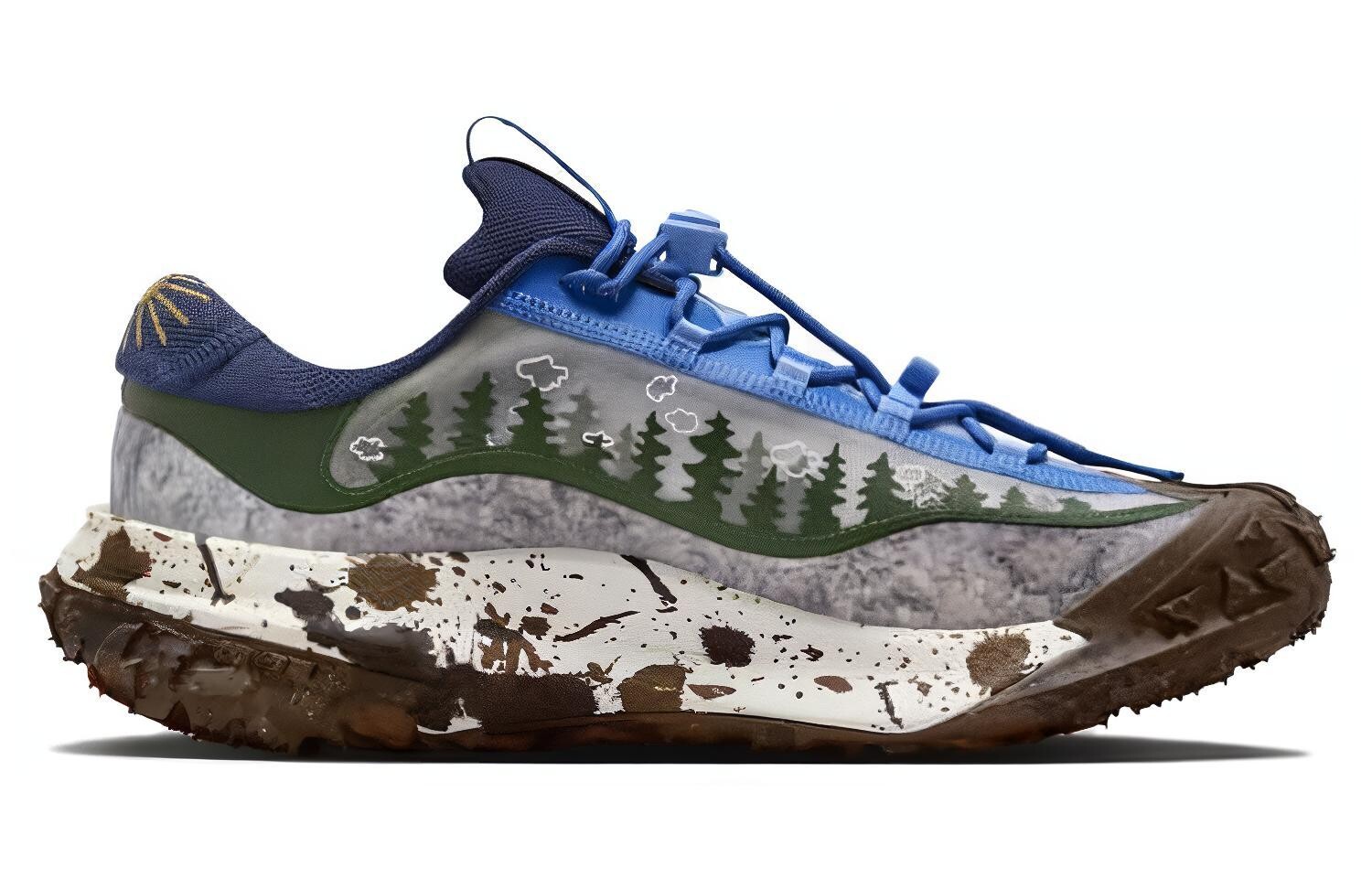 Мужские кроссовки для активного отдыха Nike ACG Mountain Fly, Blue/Gray/Brown — фото 2