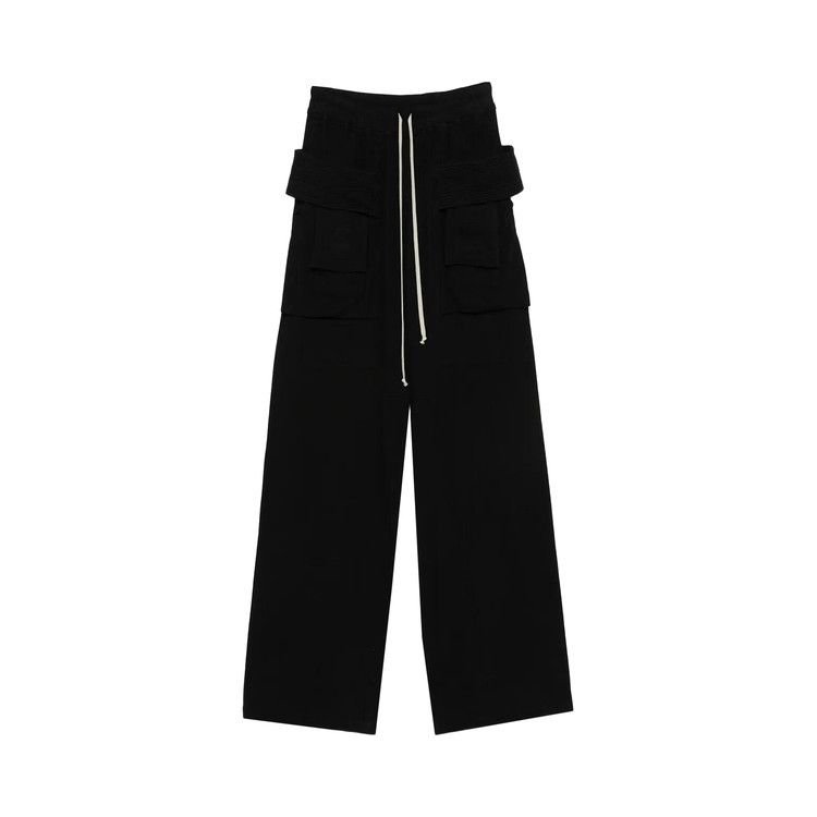 

Брюки Rick Owens DRKSHDW Cargo Drawstring Wide Pant, Black