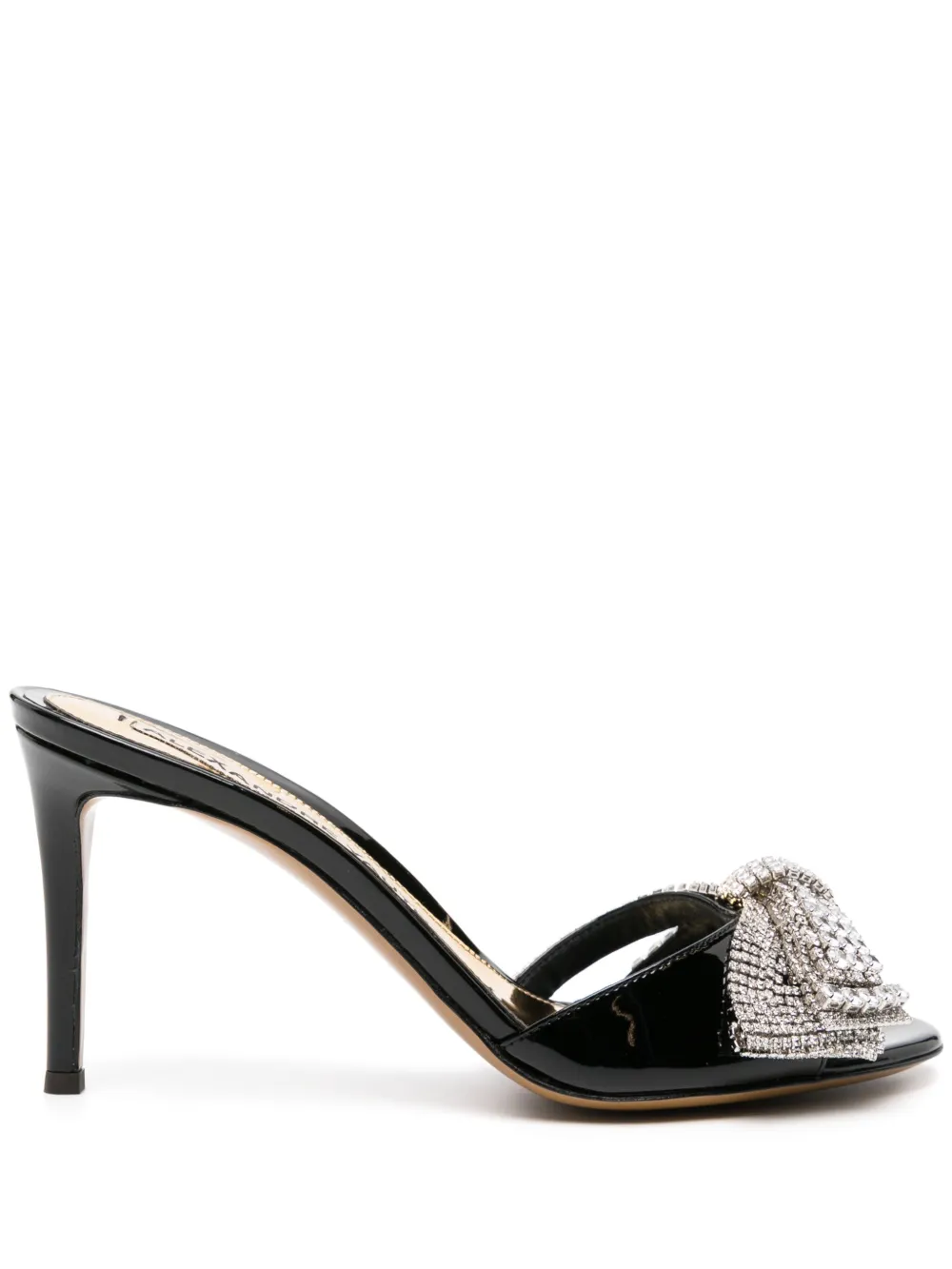 Лакированные босоножки с бантом Alexandre Vauthier, черный