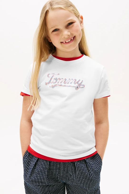 

Хлопковая футболка Tommy Hilfiger, белый
