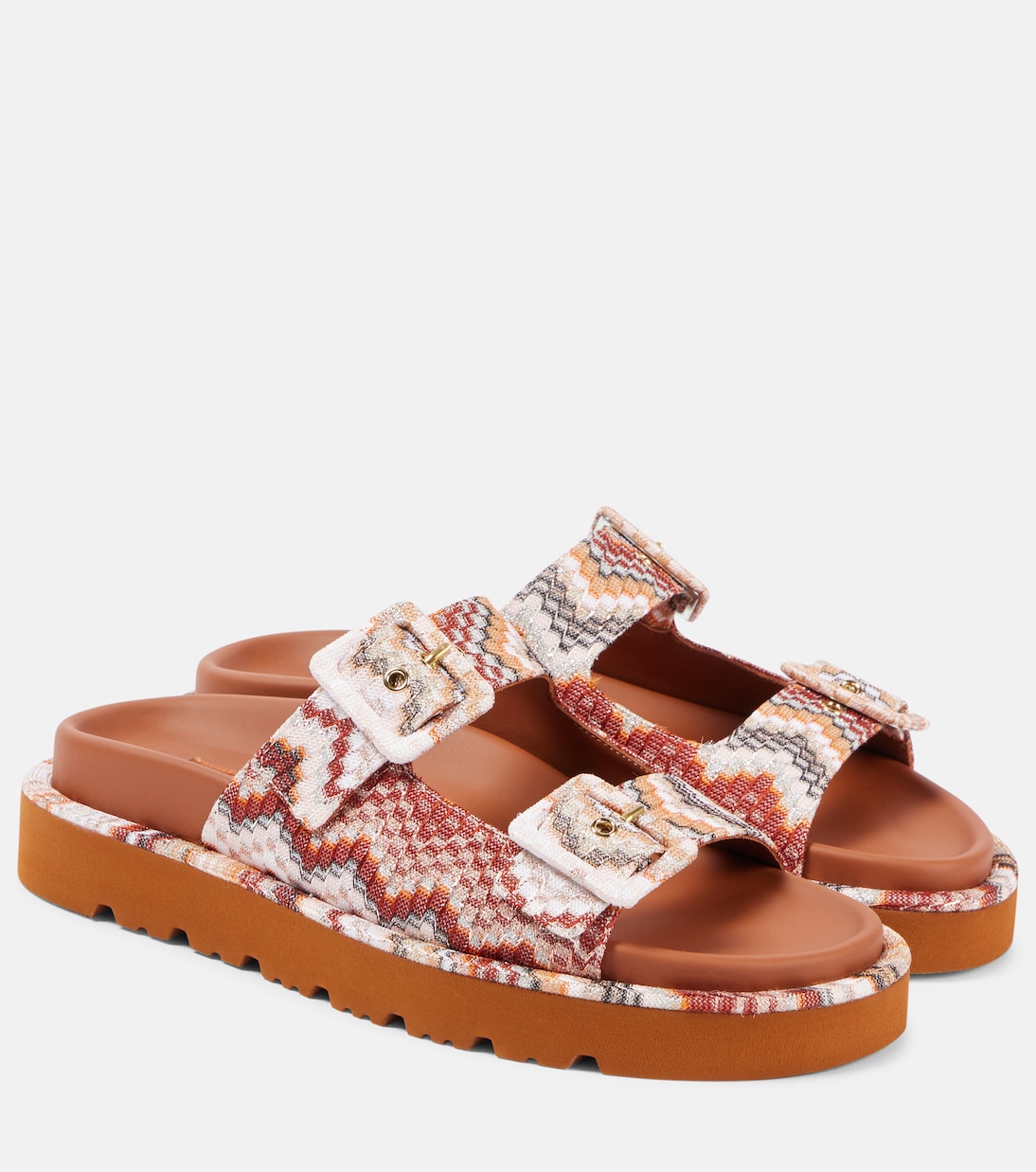 Сандалии Clea Missoni, коричневый