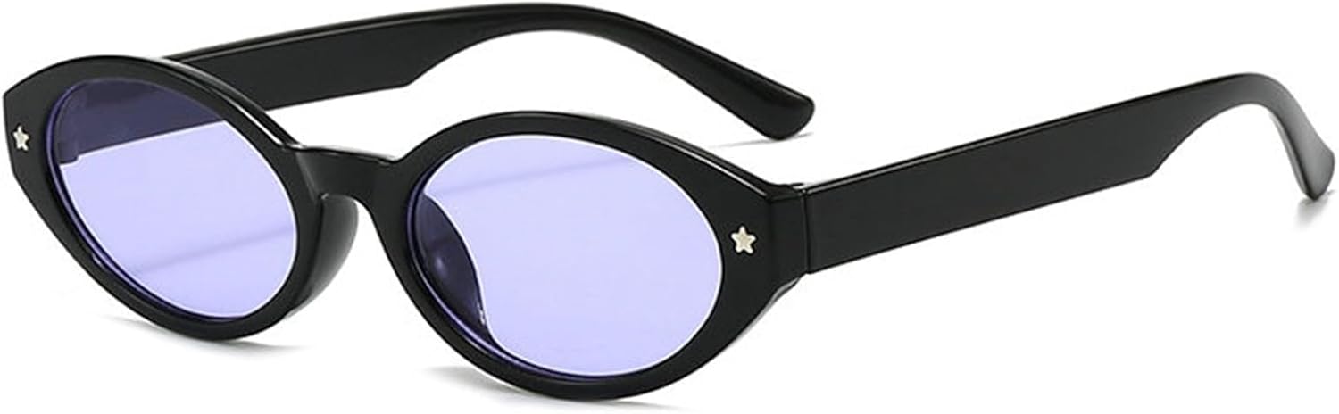 

Солнцезащитные очки Willochra в стиле ретро, ​​овальные, для женщин и мужчин, маленькие, в стиле 90-х, модные женские очки, милые очки «кошачий глаз», защита от ультрафиолета UV400, C2