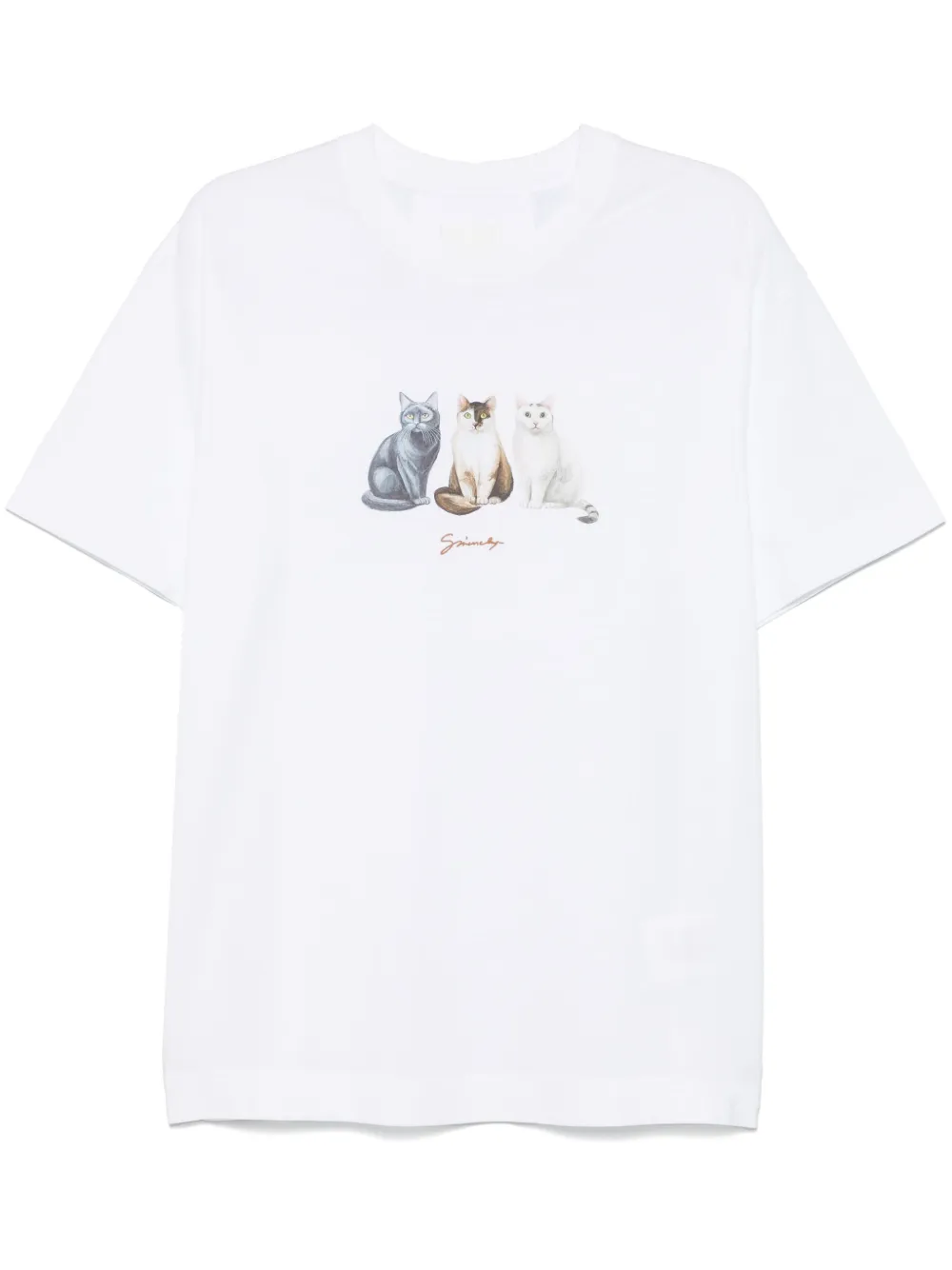 

Футболка с принтом Givenchy, белый