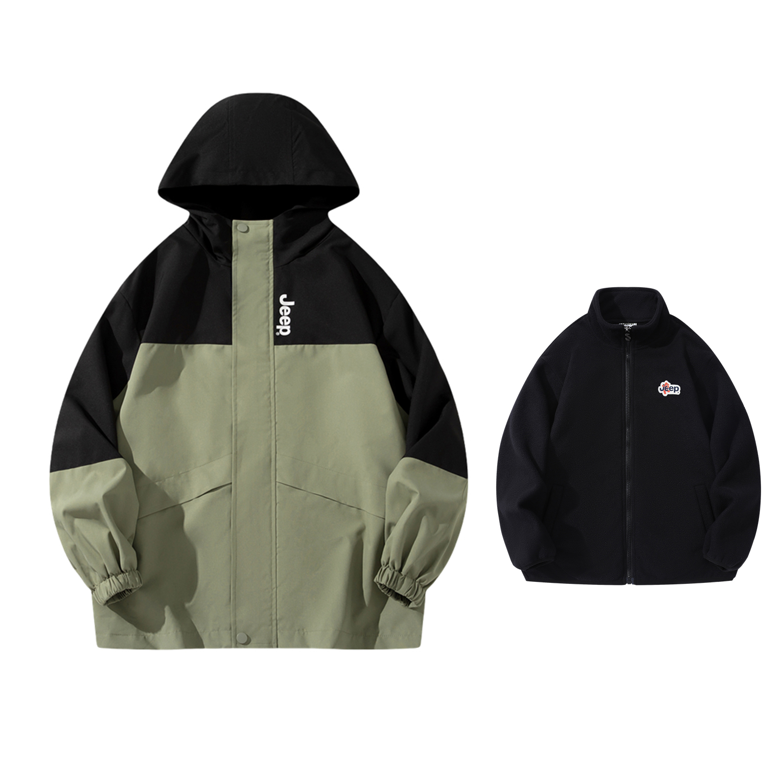 

Куртка для начальной школы Jeep, Ecru (Three-Layer Thickened Coat)