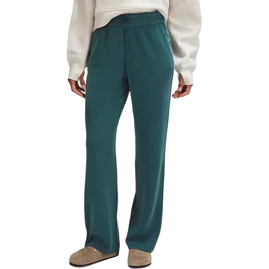 

Мягкие стрейчевые повседневные брюки для женщин Lululemon, Storm Teal/Smtl