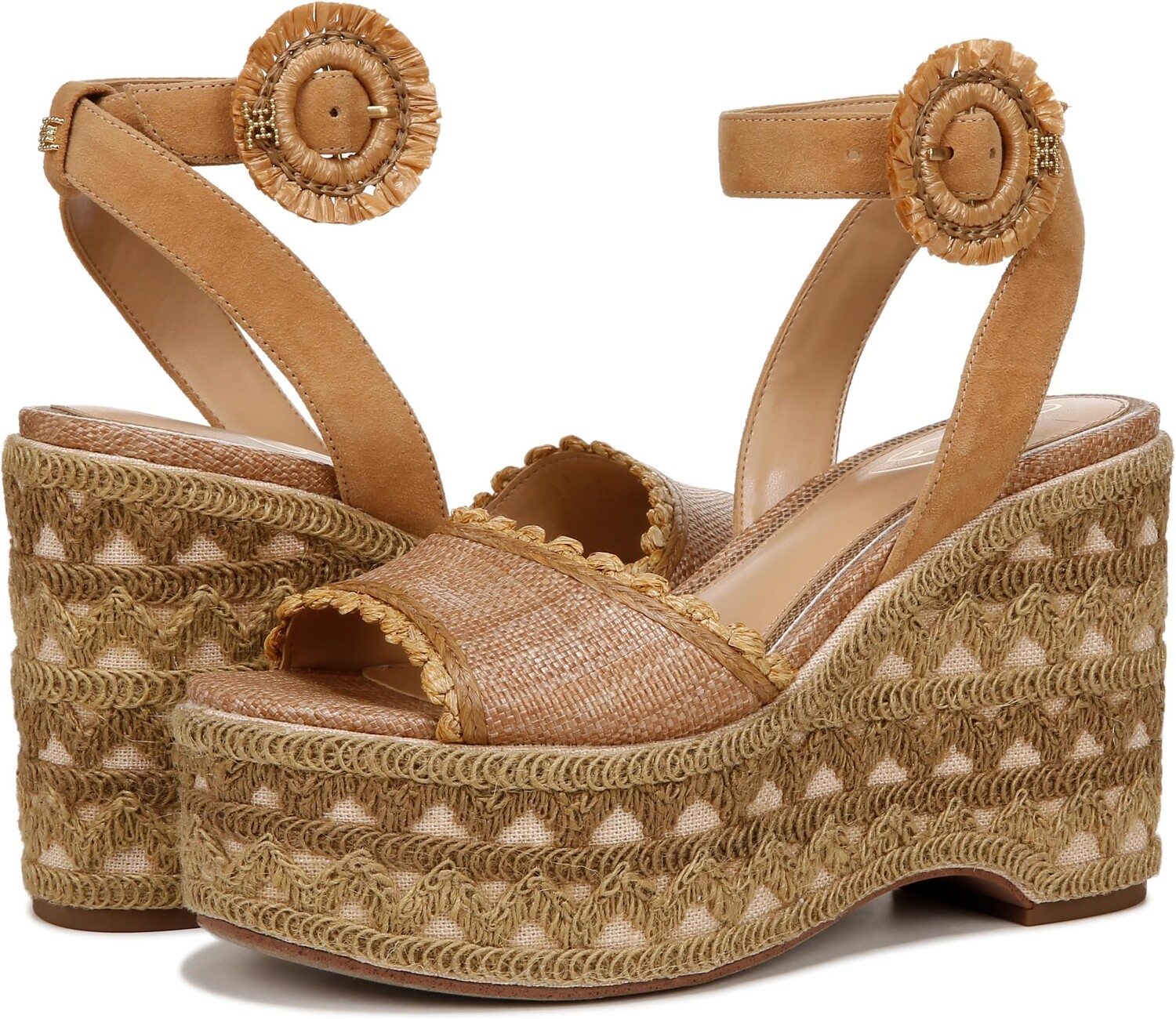 Туфли Sam Edelman Amber Platform Sandal, цвет Buff Tan