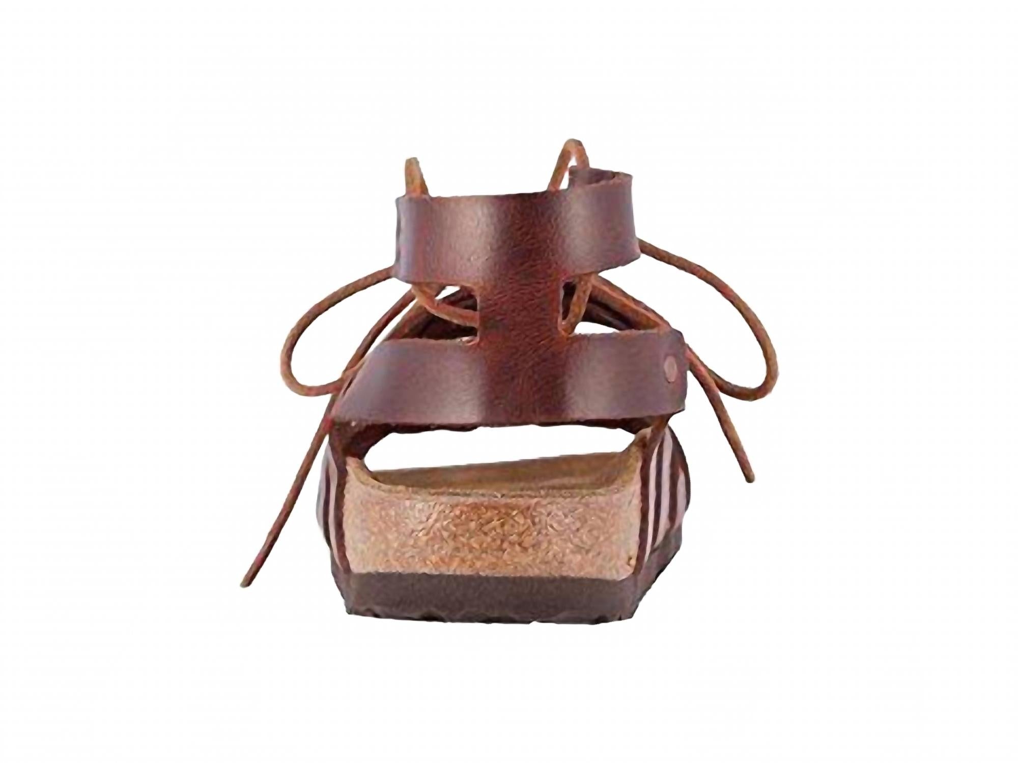 Женские кожаные сандалии Cleo коньячного цвета Birkenstock, Cognac — фото 2