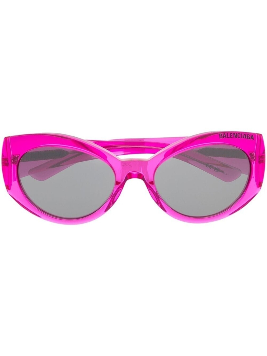 

Balenciaga Eyewear солнцезащитные очки с тисненым логотипом, розовый