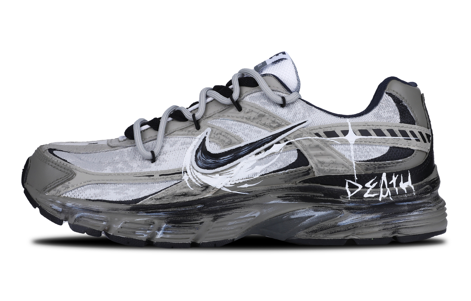 

Nike Кроссовки мужские low top инициатор с амортизацией black gray