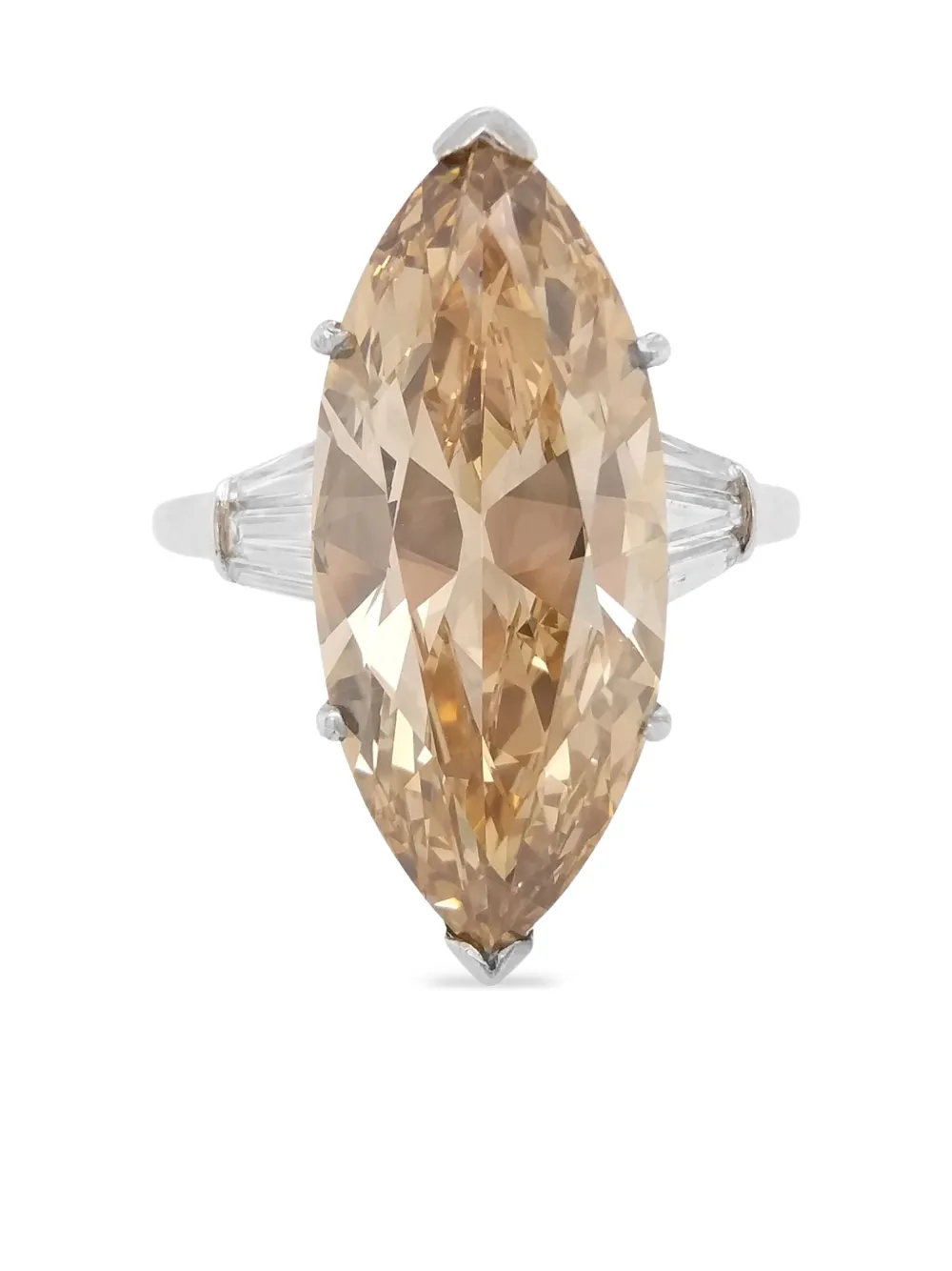

Платиновое кольцо с бриллиантами HYT Jewelry, серебяный