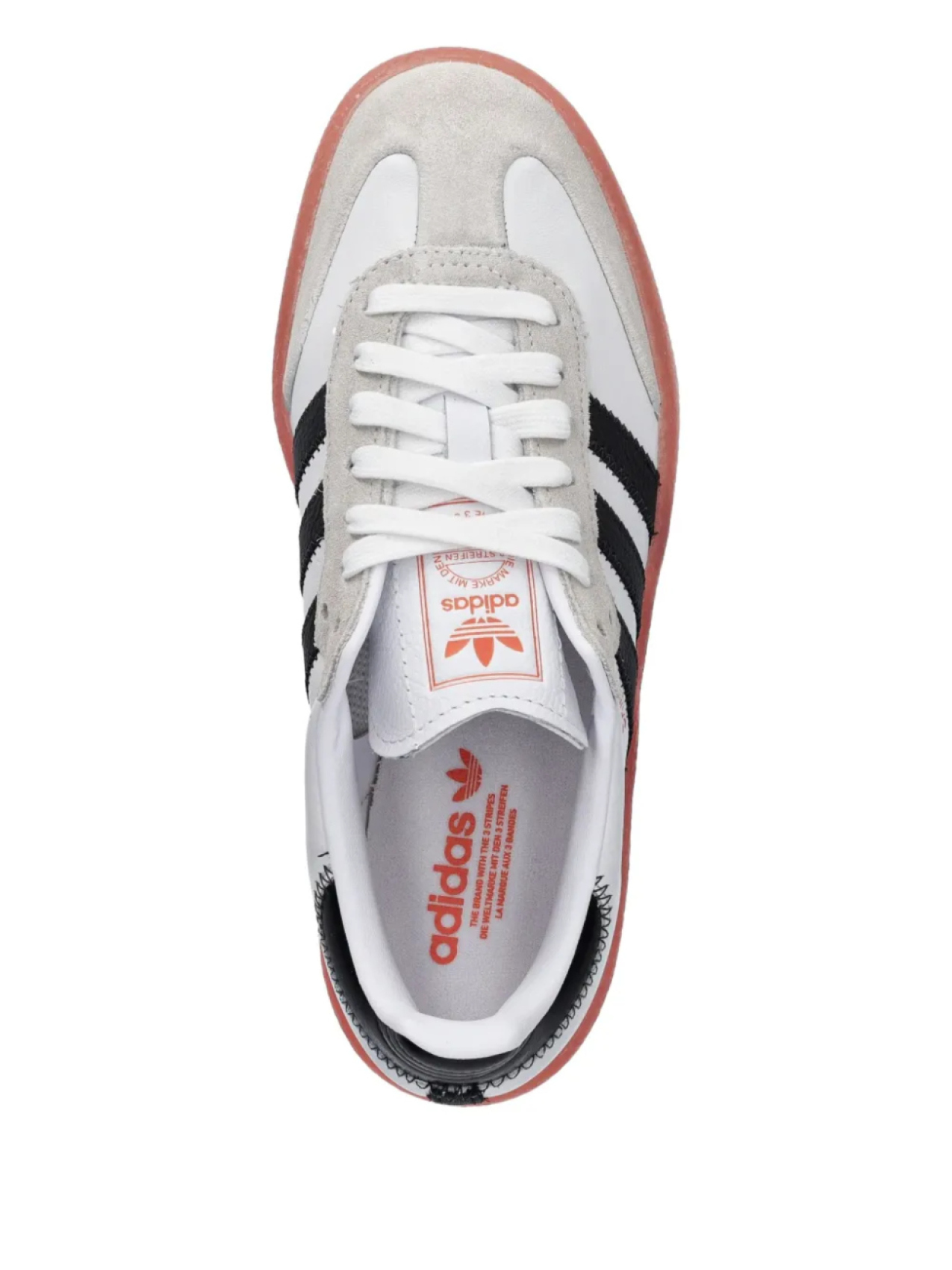 Кроссовки Adidas Samba, белый — фото 4